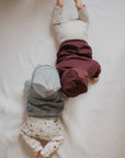 Rib Sweatshirt | burgundi