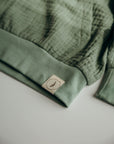 Musselin Hoodie | Dunkles Salbei