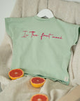 Oversize Statement Shirt | soft green