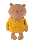 Kuscheltier Biberbär, gelber Hoodie | Mister O'Lui